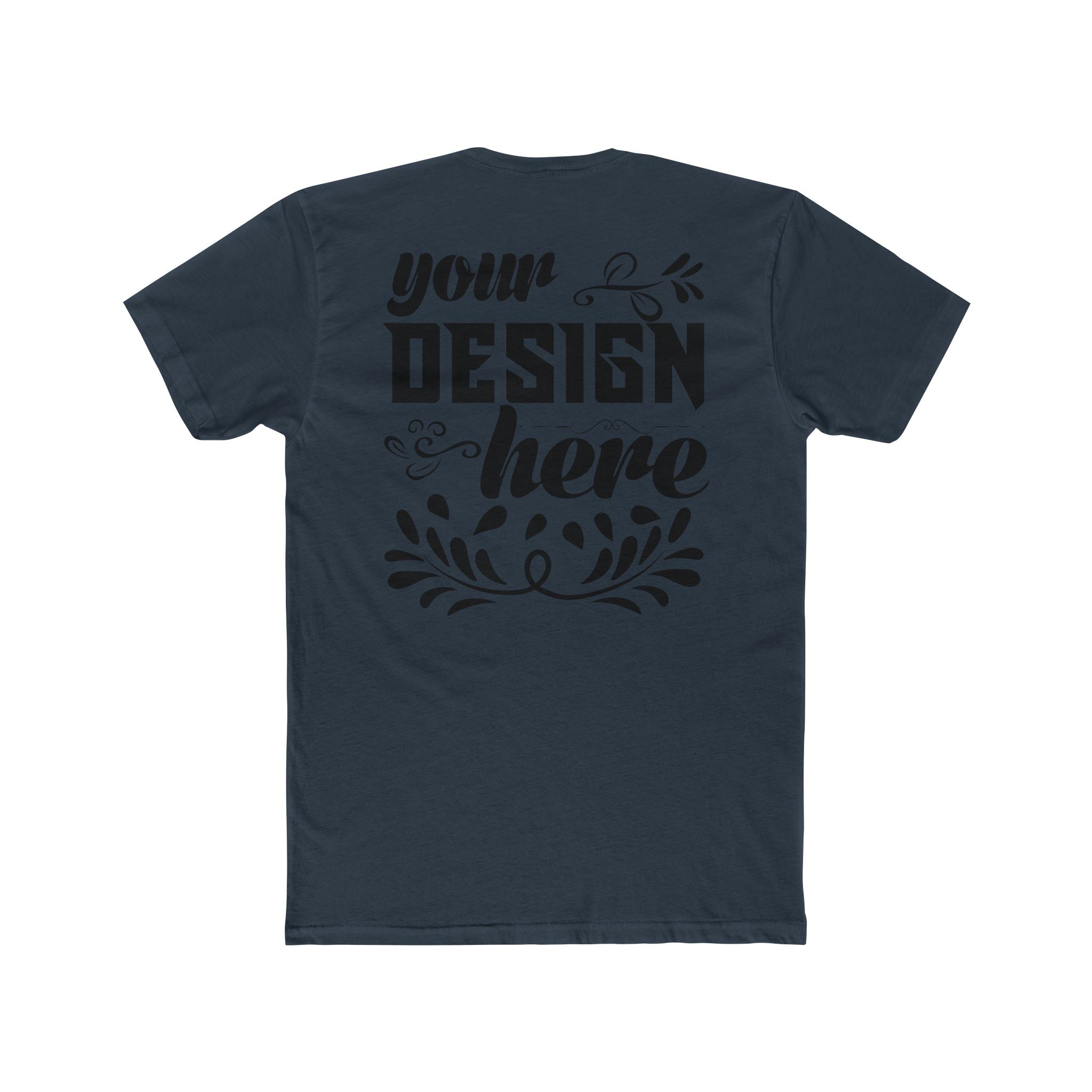 Customizable Next Level 3600 Unisex Cotton Crew Neck Short Sleeve Tee