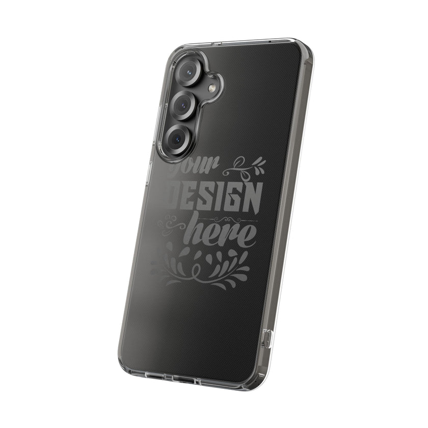 Customizable Clear Impact Resistant Phone Case With TPU Sides Wireless Ready