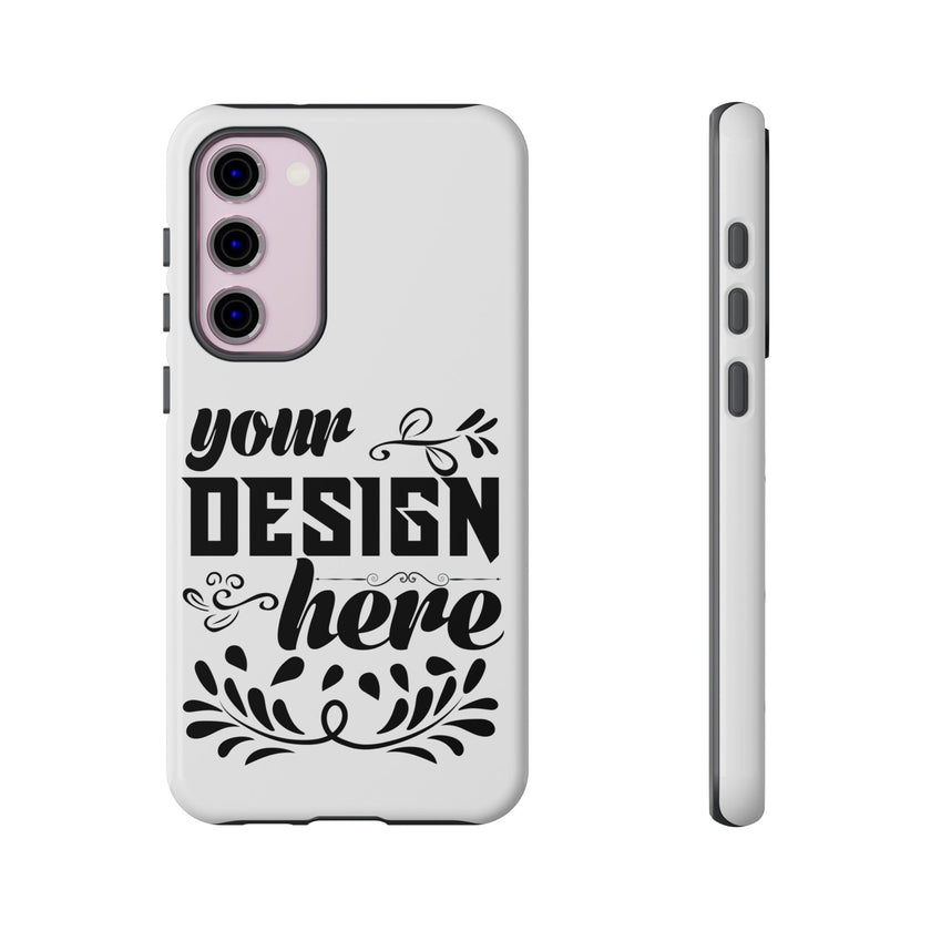 Customizable Tough Dual Layer Phone Case Polycarbonate TPU Liner Protective