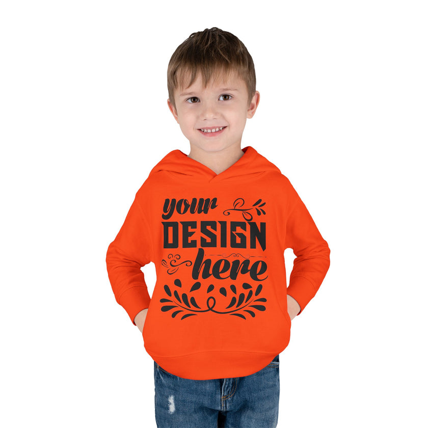 Customizable Rabbit Skins Toddler Pullover Fleece Hoodie DTG