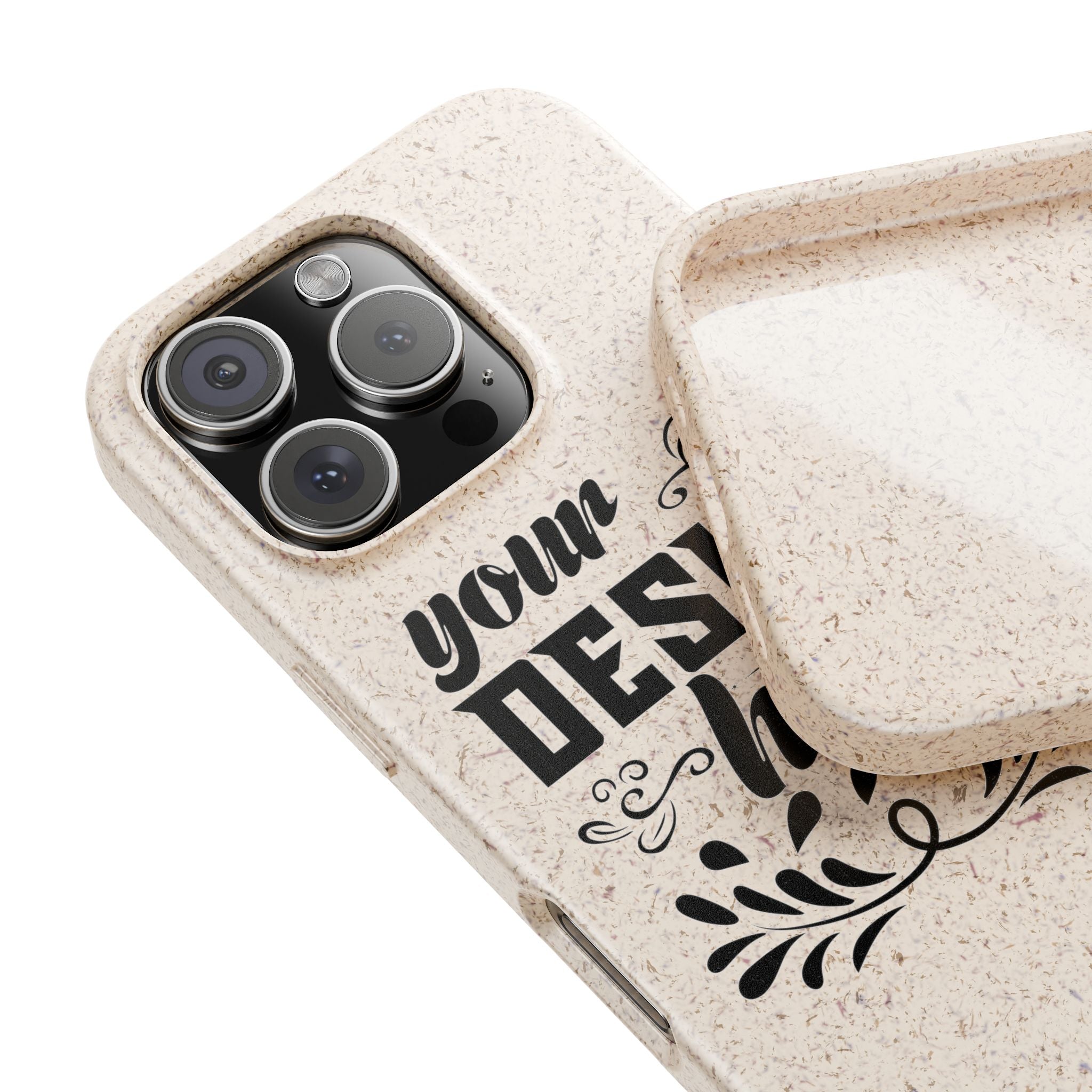 Customizable Biodegradable Phone Case Matte Finish Wireless Charging