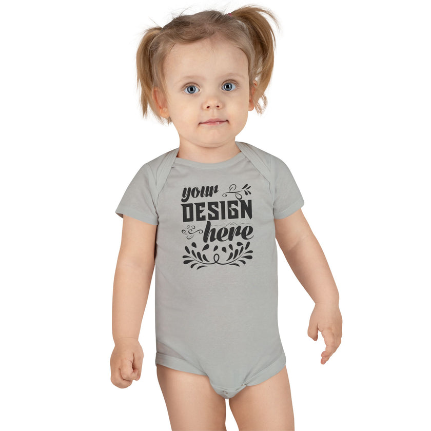 Customizable Gerber Childrenswear 6516A Baby Short Sleeve Onesie