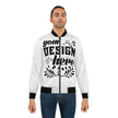 Customizable Mens All Over Print Bomber Jacket With Zipper Pockets