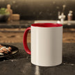 Customizable Glossy Ceramic Accent Mug 11oz and 15oz