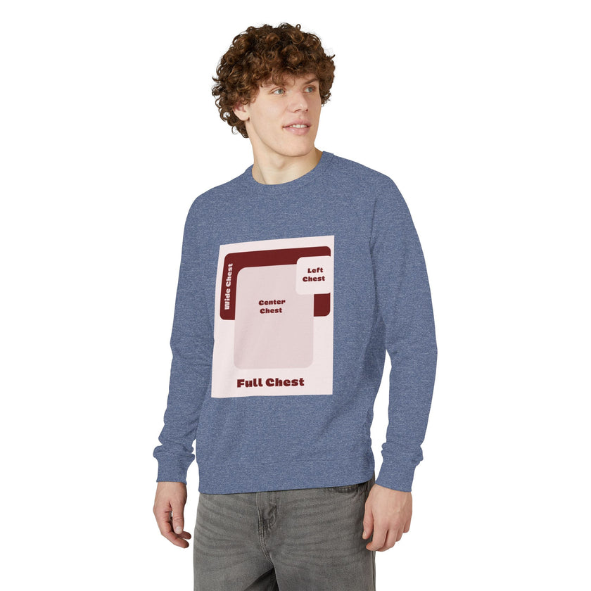 Customizable Lane Seven LS13004 Unisex French Terry Raglan Crewneck