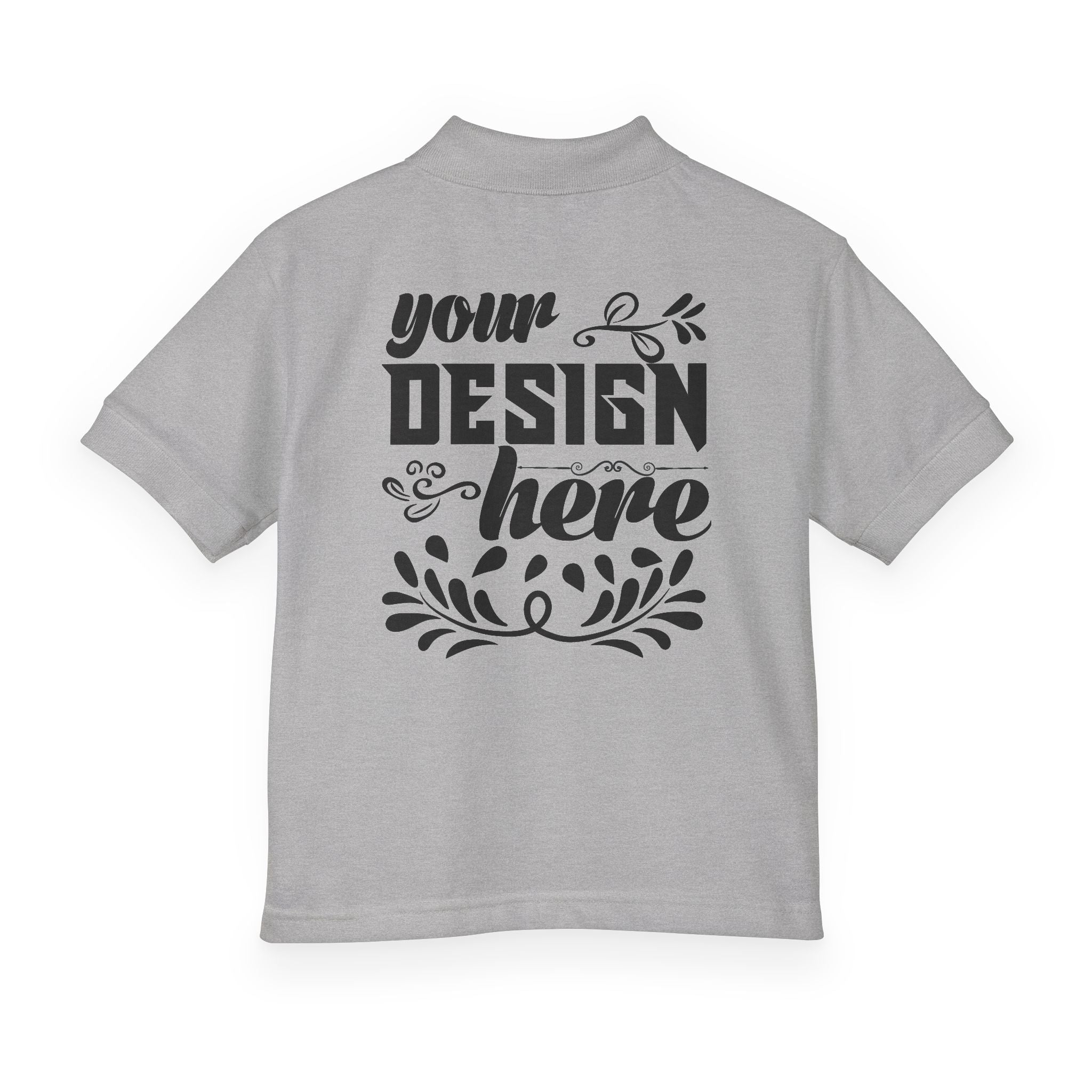 Customizable Gildan 8800B Youth DryBlend Jersey Polo Shirt