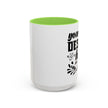 Customizable Glossy Ceramic Accent Mug 11oz and 15oz