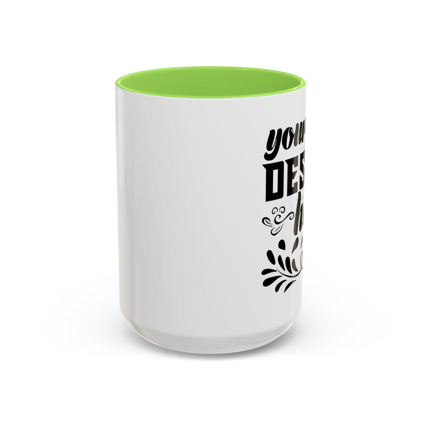 Customizable Glossy Ceramic Accent Mug 11oz and 15oz