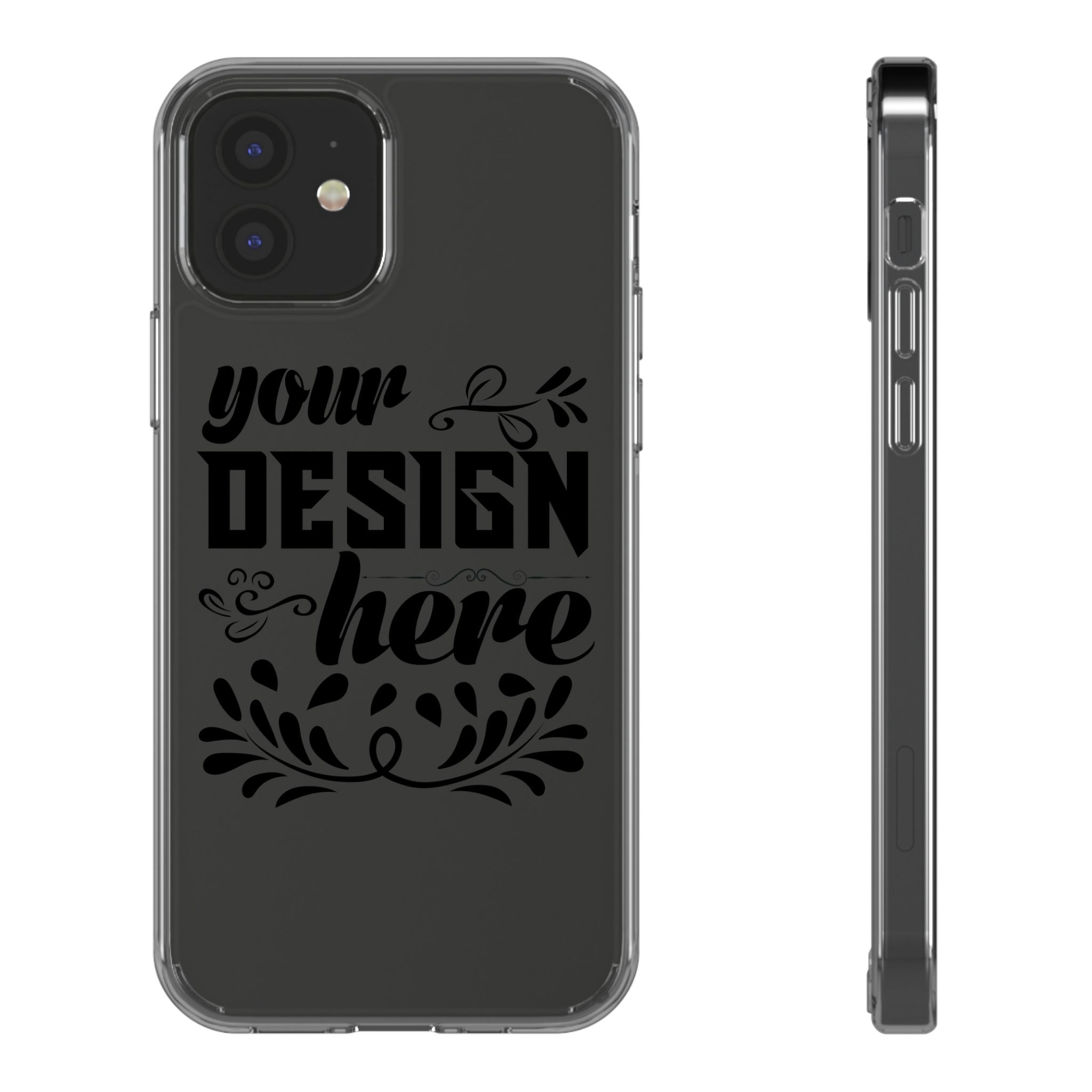 Customizable Clear Phone Case Slim Lightweight Scratch Resistant Protection