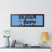 Customizable Framed Horizontal Poster on Matte Paper with Acrylic Cover