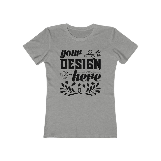 Customizable Next Level 3900 Womens Boyfriend Tee Slim Fit T-Shirt