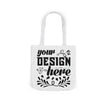 Customizable Canvas Tote Bag With 5 Color Strap Options All Over Print