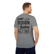 Customizable Adidas A376 Unisex Sport T-Shirt Regular Fit Performance