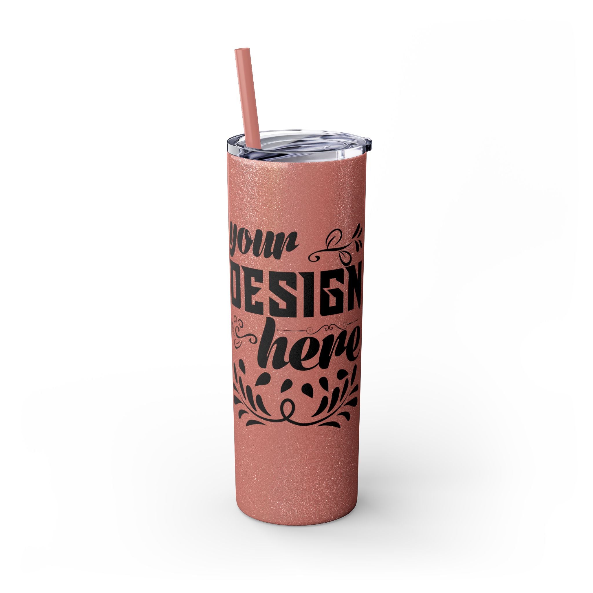 Customizable Maars 20oz Skinny Tumbler with Straw Stainless Steel