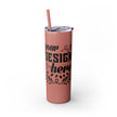Customizable Maars 20oz Skinny Tumbler with Straw Stainless Steel
