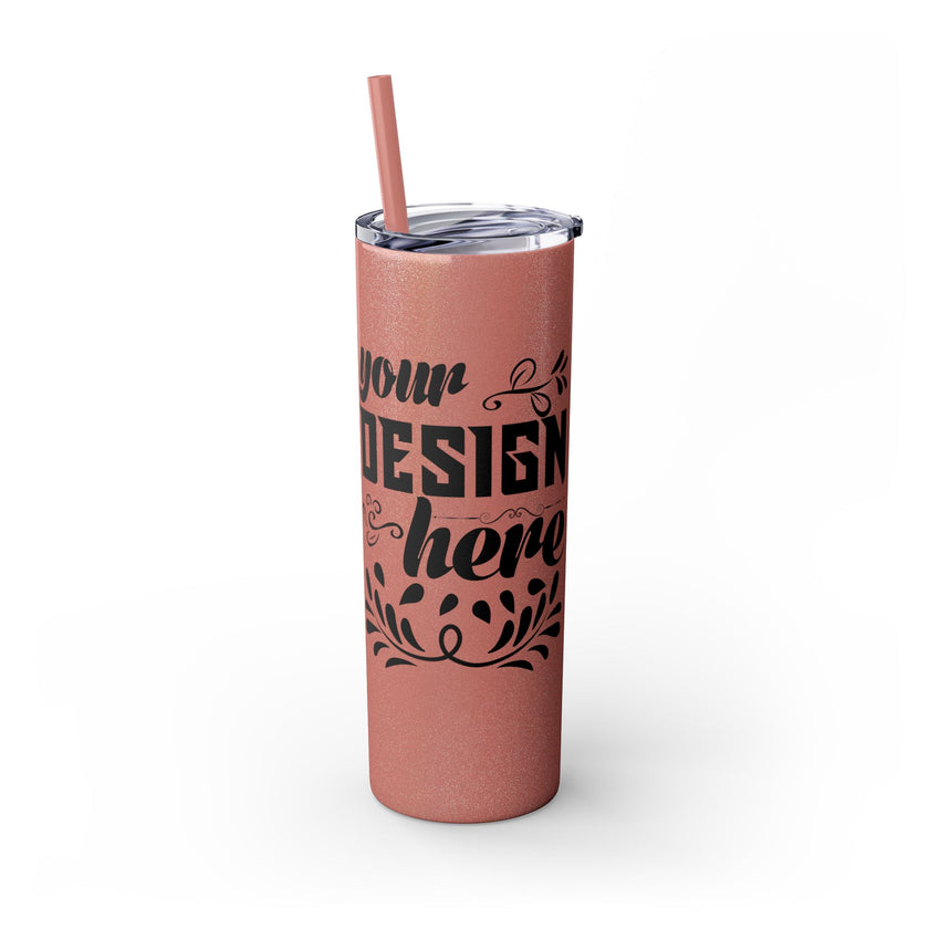 Customizable Maars 20oz Skinny Tumbler with Straw Stainless Steel