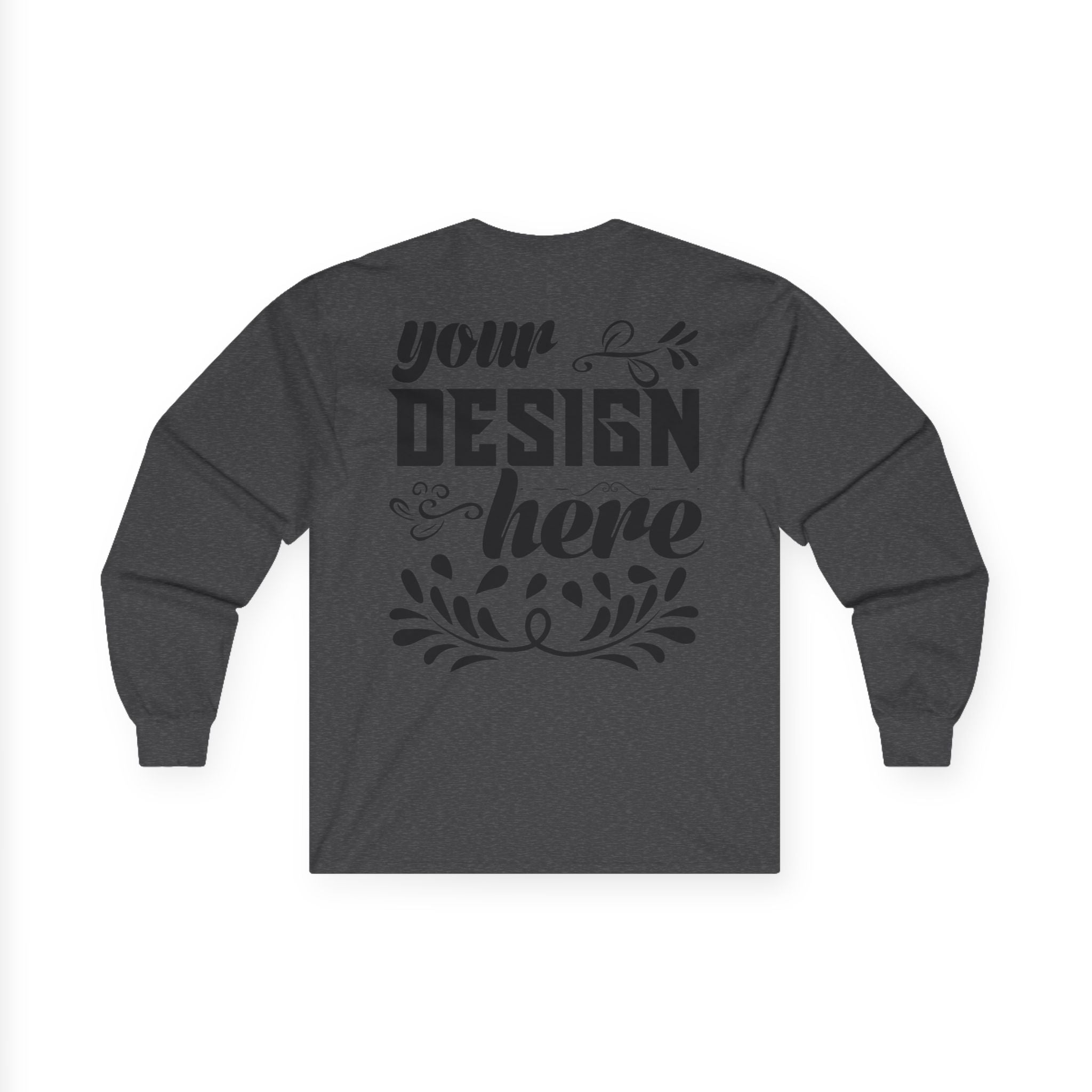 Customizable Gildan 2400 Unisex Ultra Cotton Long Sleeve Tee Classic Fit