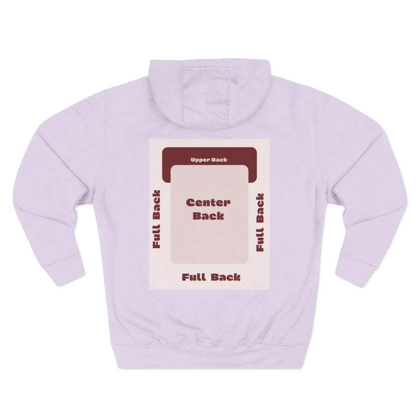 Customizable Lane Seven LS14001 Unisex Three Panel Fleece Hoodie