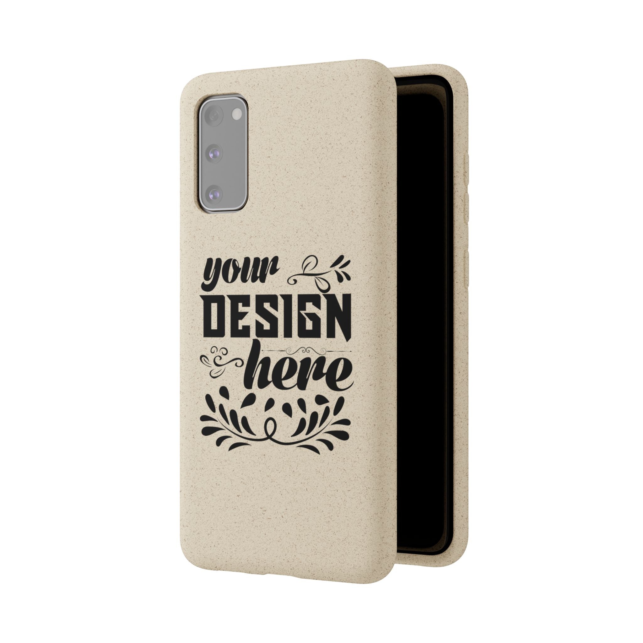 Customizable Biodegradable Phone Case Matte Finish Wireless Charging