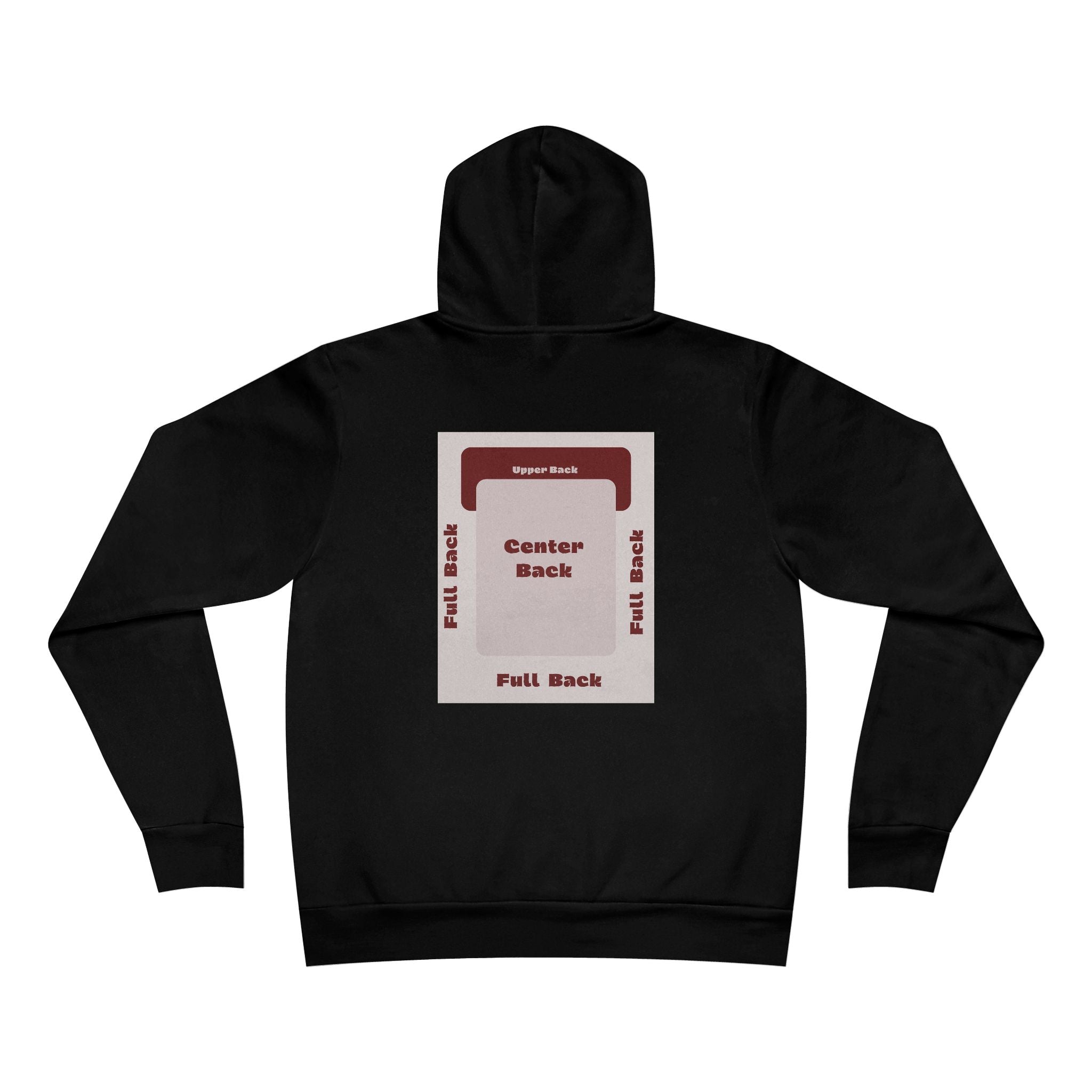 Customizable Bella+Canvas 3719 Unisex Sponge Fleece Pullover Hoodie