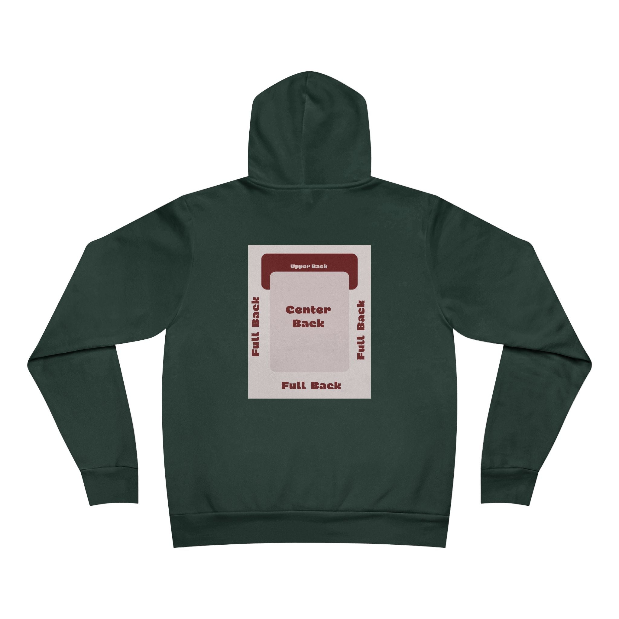 Customizable Bella+Canvas 3719 Unisex Sponge Fleece Pullover Hoodie