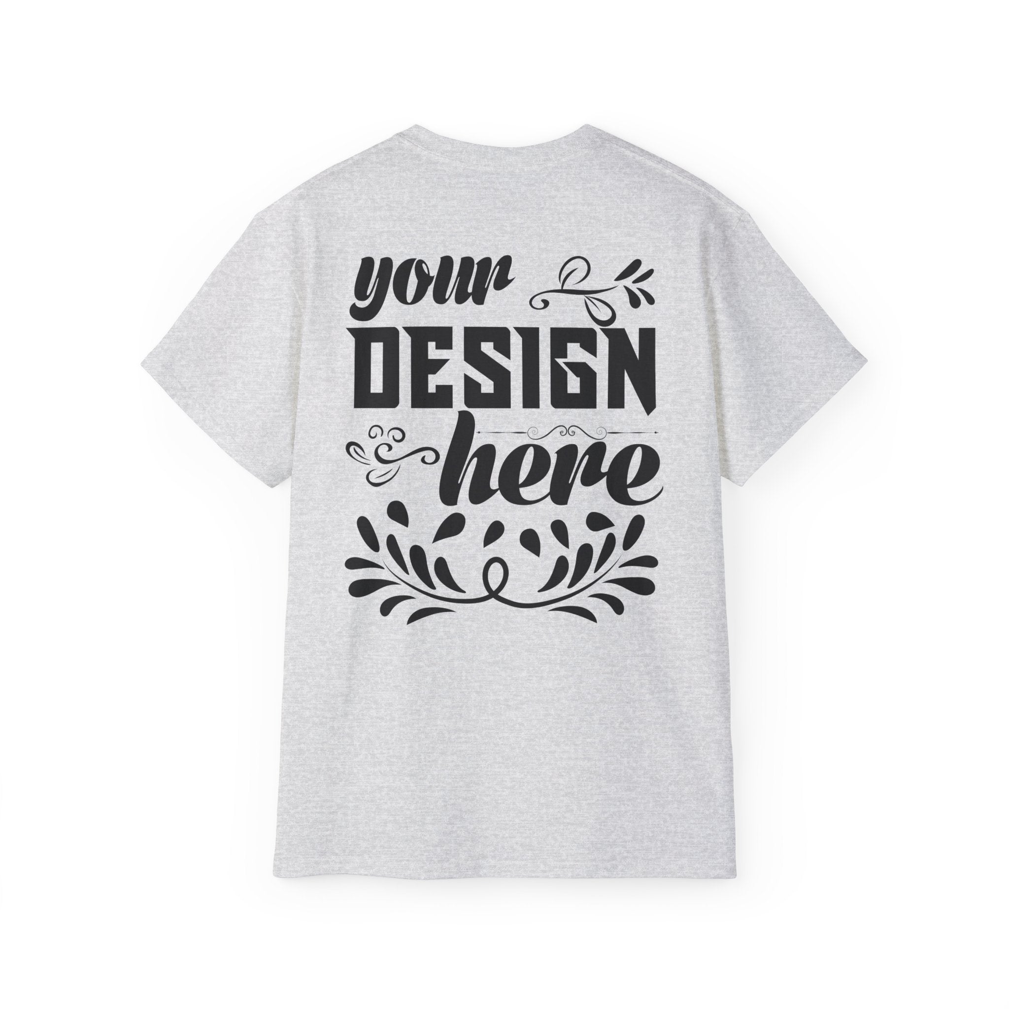 Customizable Gildan 2000 Unisex Ultra Cotton Crew Neck T-Shirt