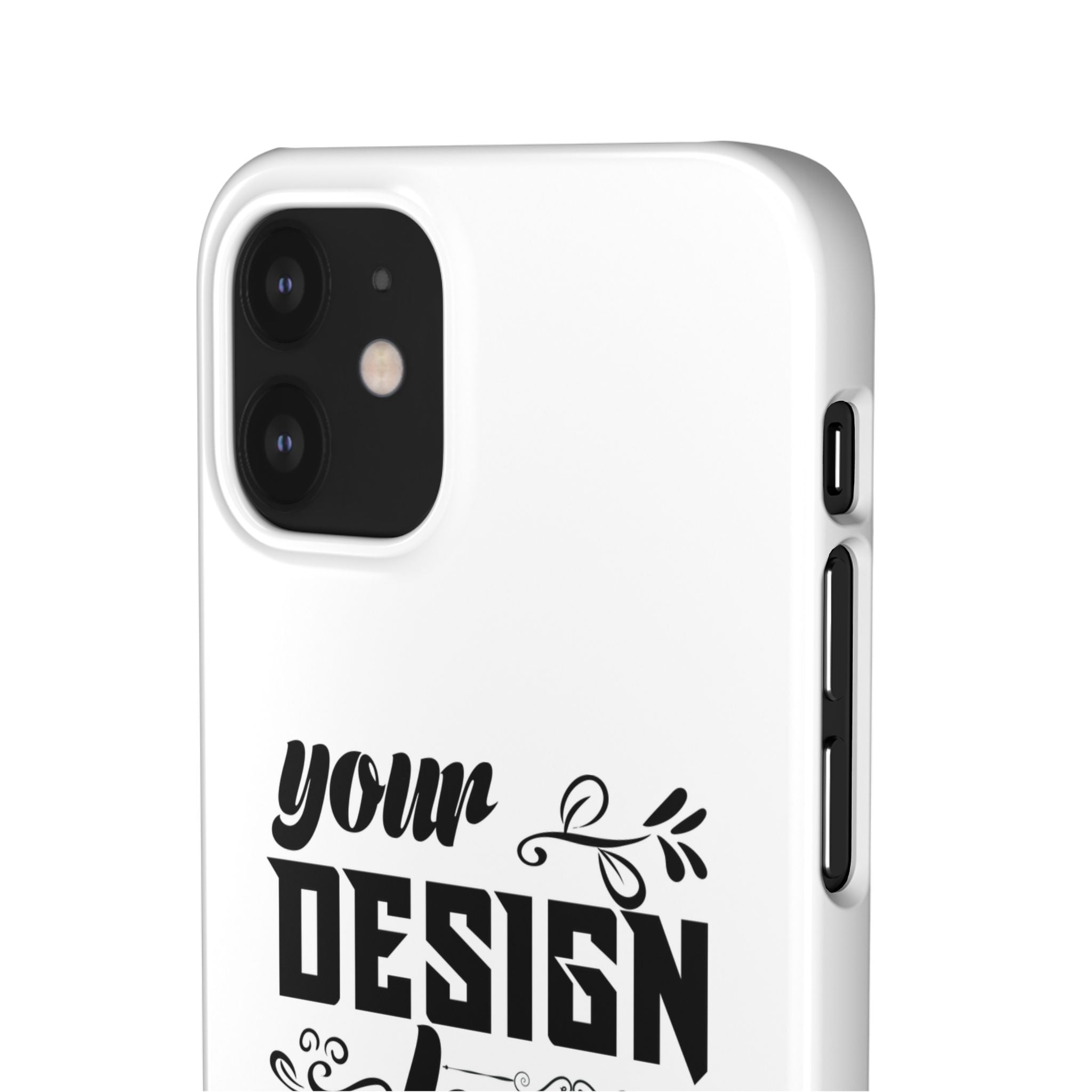 Customizable Snap Phone Case Slim Lightweight Polycarbonate Gloss Or Matte