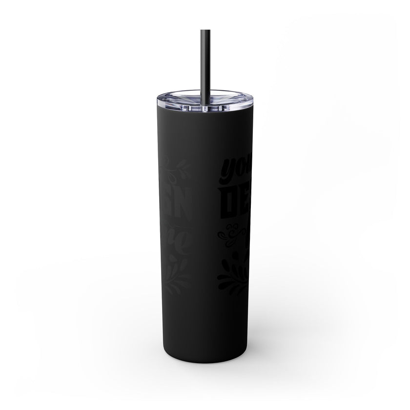 Customizable Maars 20oz Skinny Tumbler with Straw Stainless Steel