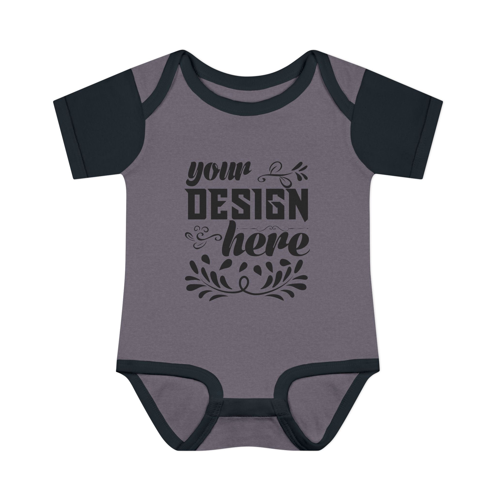 Customizable Infant Baby Rib Bodysuit Rabbit Skins 4400 Unisex
