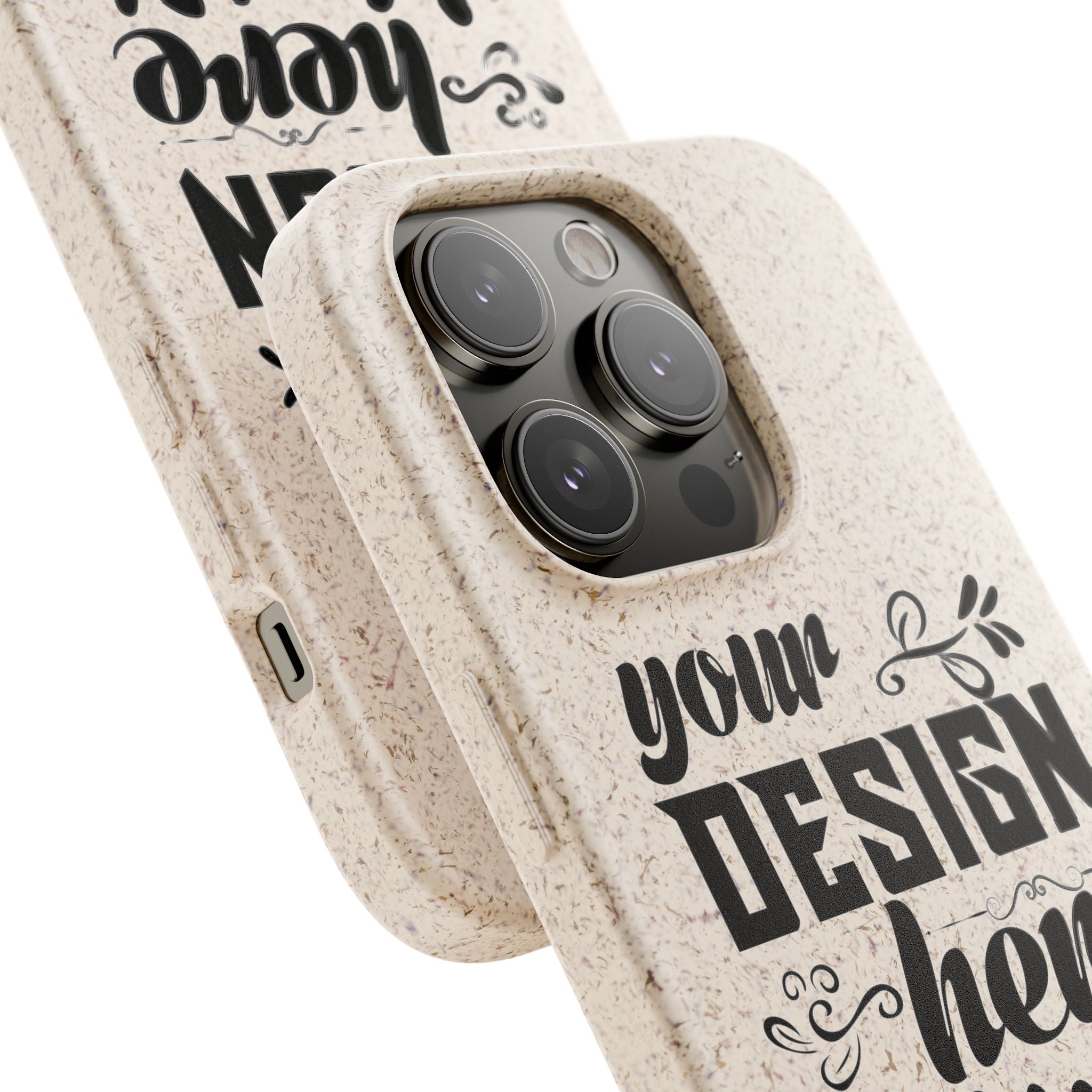 Customizable Biodegradable Phone Case Matte Finish Wireless Charging