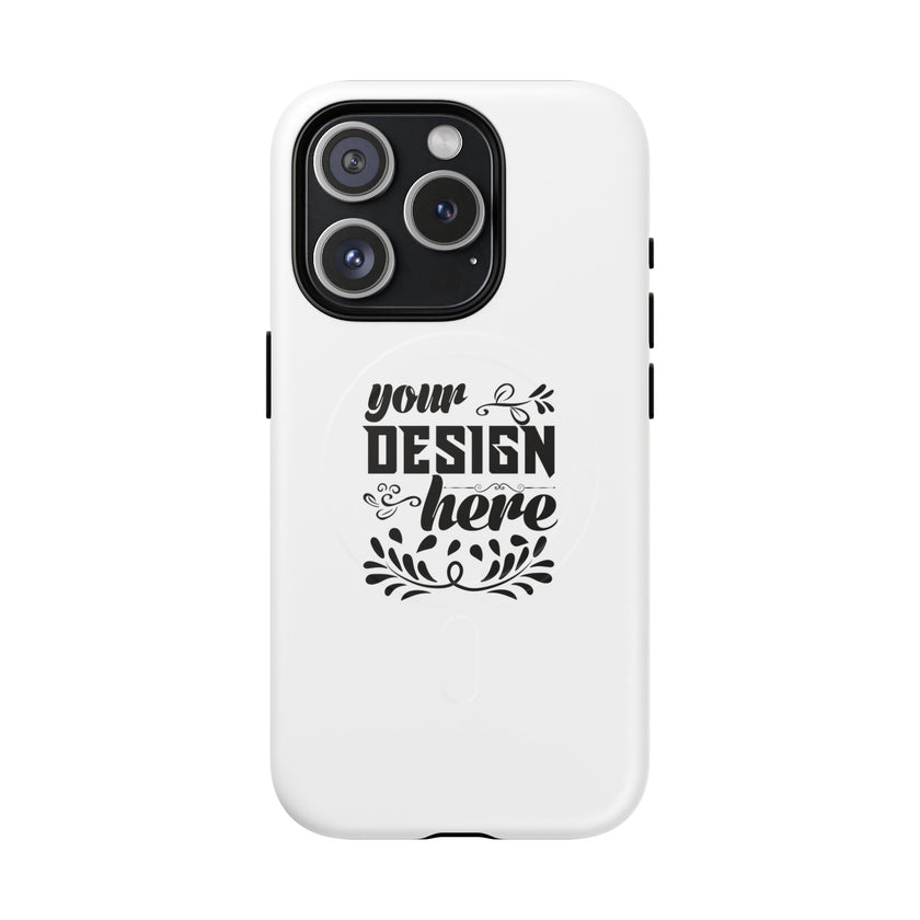 Customizable Tough Magnetic Phone Case Dual Layer Polycarbonate TPU Liner