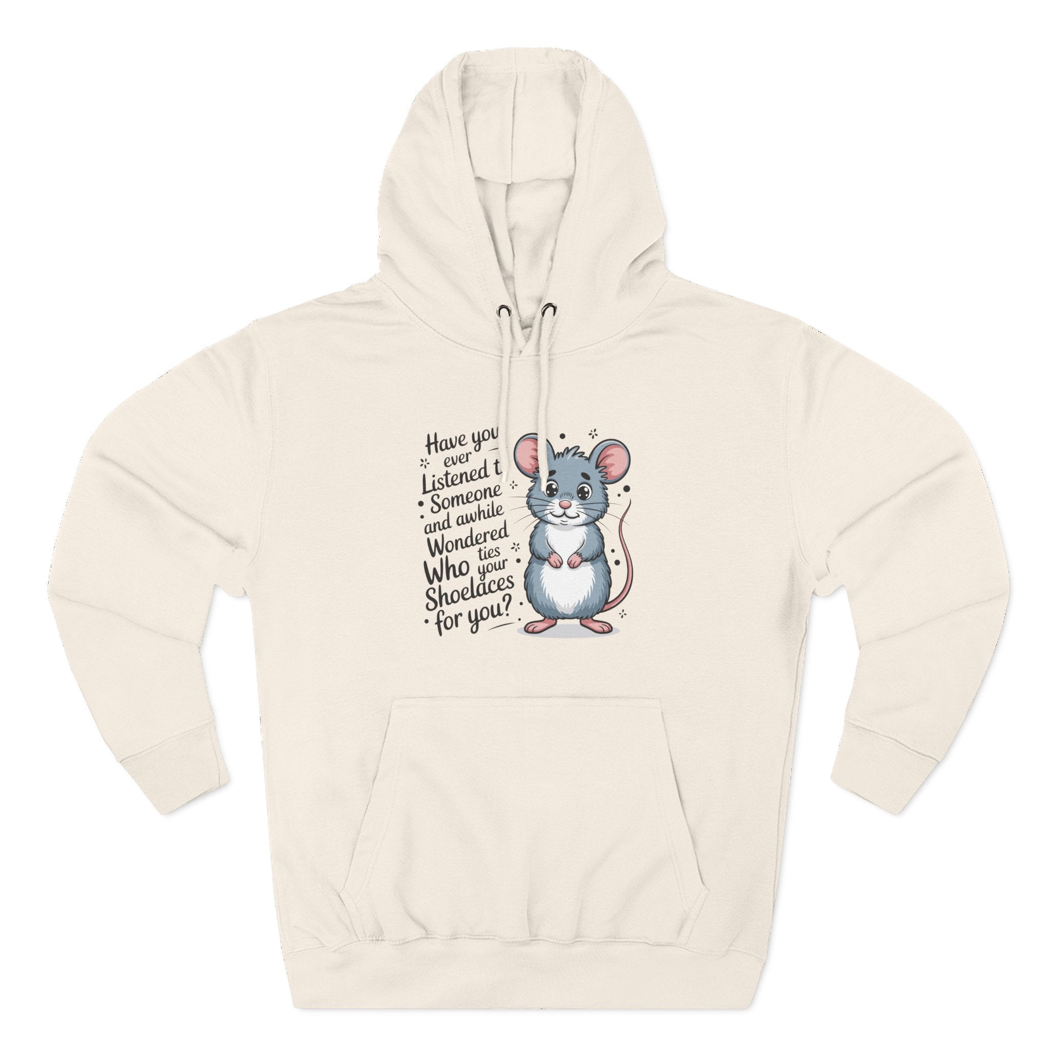 Lane Seven LS14001 Fleece Hoodie | Mouse Graphic Print