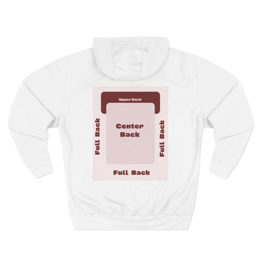 Customizable Lane Seven LS14001 Unisex Three Panel Fleece Hoodie