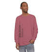 Comfort Colors 6014 Unisex  Long Sleeve T-Shirt | Booktrovert Graphic Print
