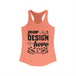 Customizable Next Level 1533 Womens Ideal Racerback Tank