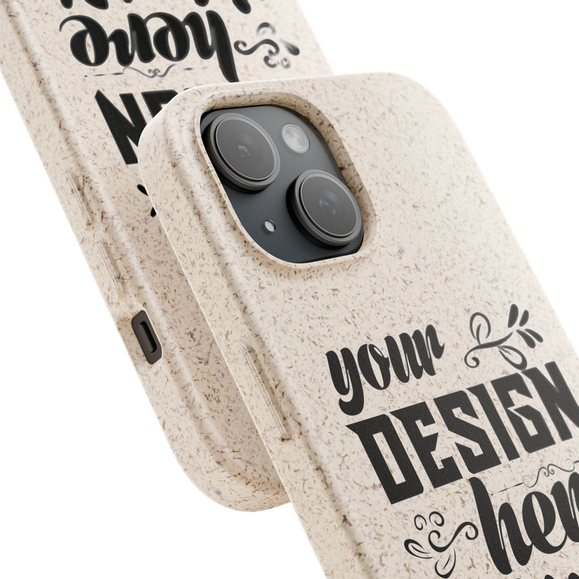 Customizable Biodegradable Phone Case Matte Finish Wireless Charging