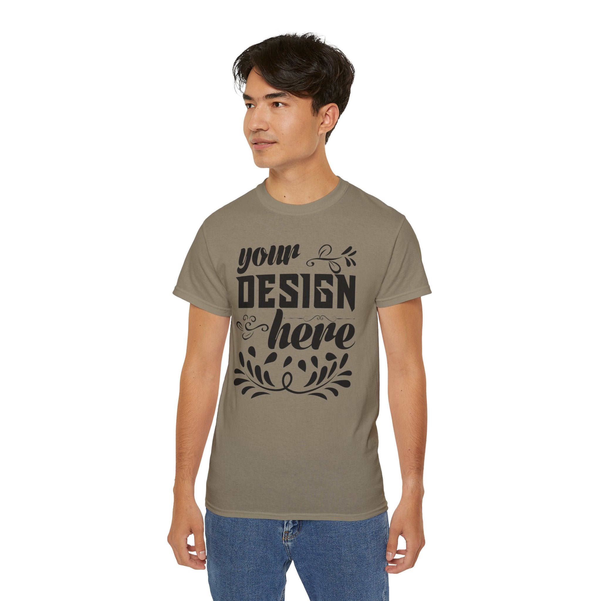 Customizable Gildan 2000 Unisex Ultra Cotton Crew Neck T-Shirt