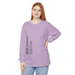 Comfort Colors 6014 Unisex  Long Sleeve T-Shirt | Booktrovert Graphic Print