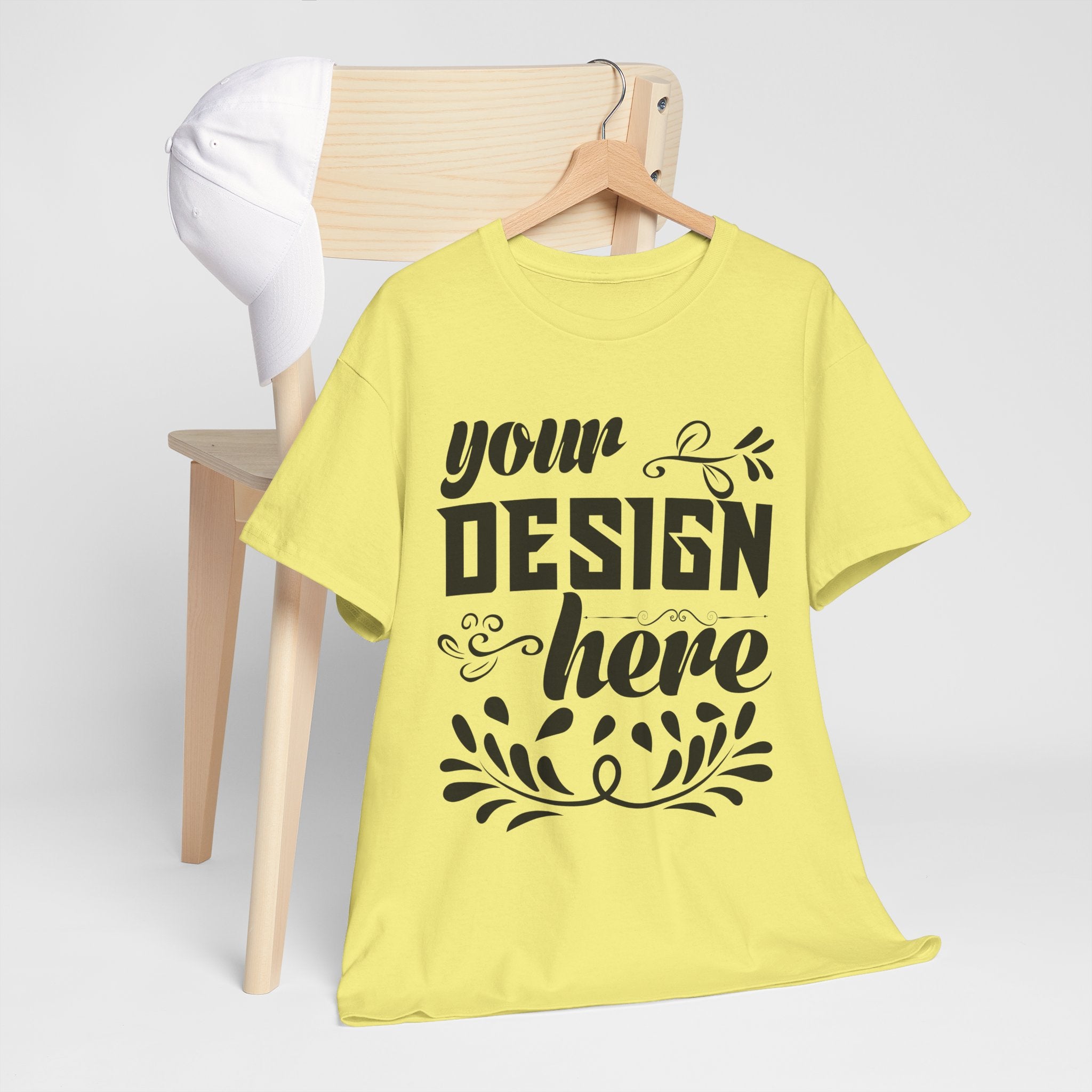 Customizable Gildan 5000 Unisex Heavy Cotton T-Shirt Classic Fit