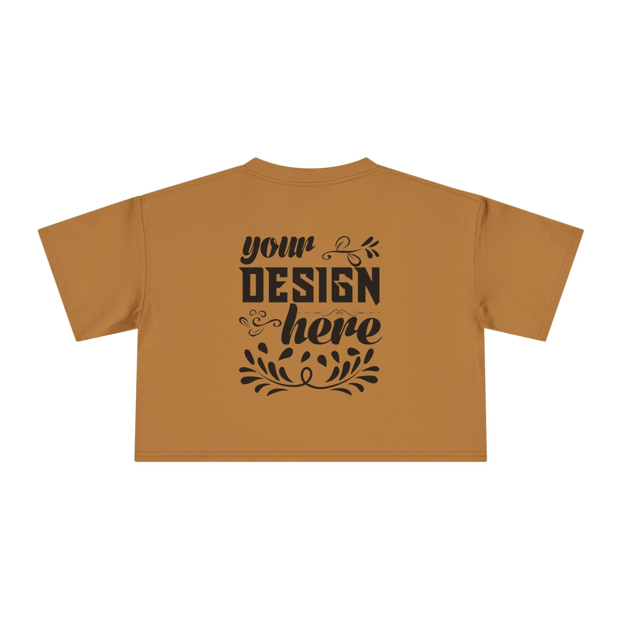 Customizable AS Colour 4062 Womens Crop Tee Dropped Shoulder