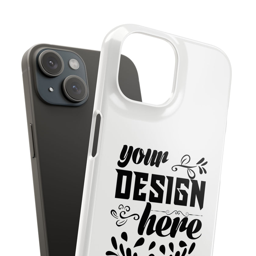Customizable Snap Phone Case Slim Lightweight Polycarbonate Gloss Or Matte