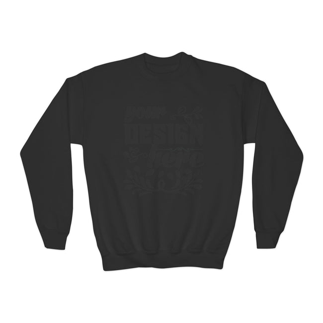 Customizable Gildan 18000B Youth Heavy Blend Crewneck Sweatshirt
