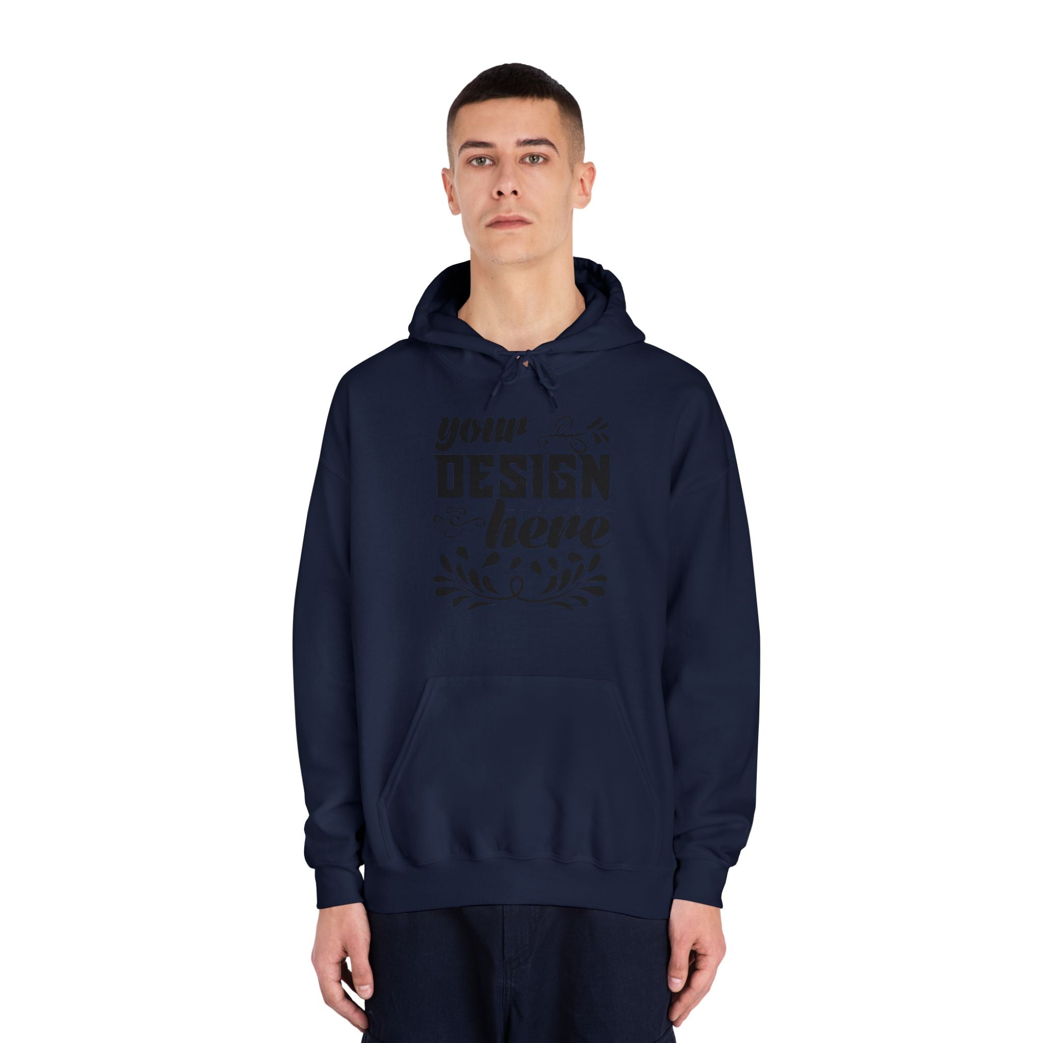 Customizable Gildan 12500 Unisex DryBlend Hooded Sweatshirt