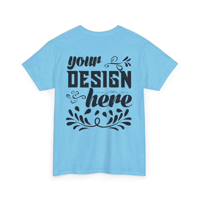 Customizable Gildan 5000 Unisex Heavy Cotton T-Shirt Classic Fit