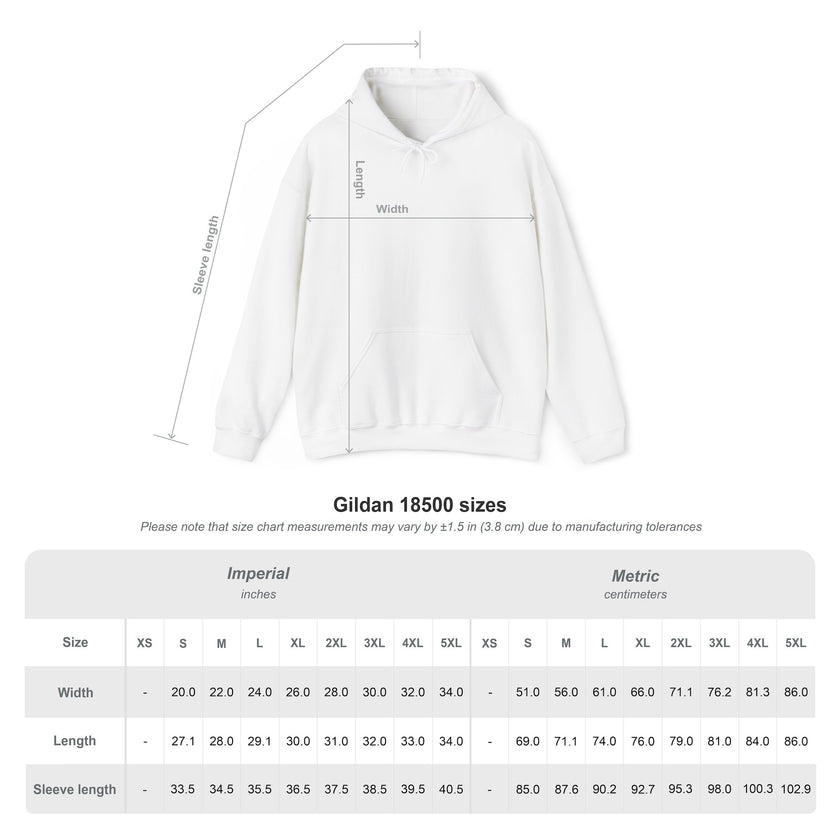 Customizable Gildan 18500 Unisex Heavy Blend Hooded Sweatshirt