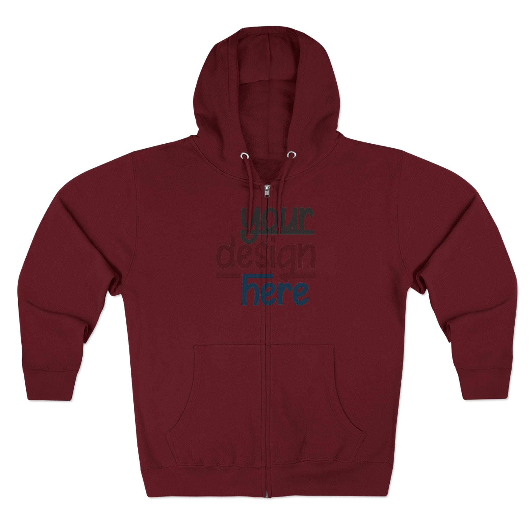 Customizable Lane Seven LS14003 Unisex Zip Hoodie
