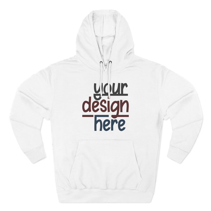 Customizable Lane Seven LS14001 Unisex Three Panel Fleece Hoodie