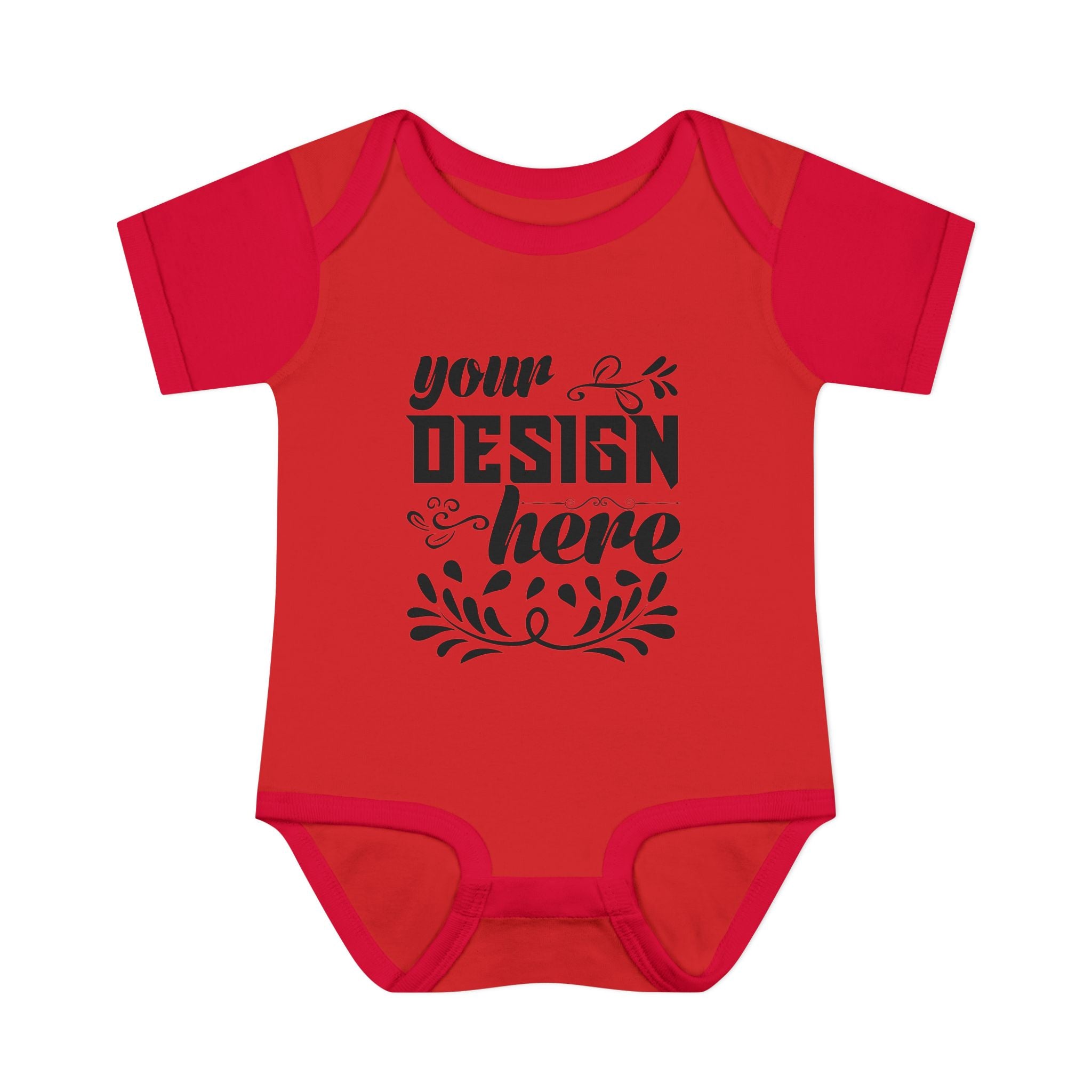 Customizable Infant Baby Rib Bodysuit Rabbit Skins 4400 Unisex