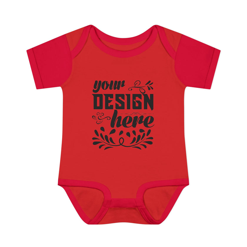 Customizable Infant Baby Rib Bodysuit Rabbit Skins 4400 Unisex