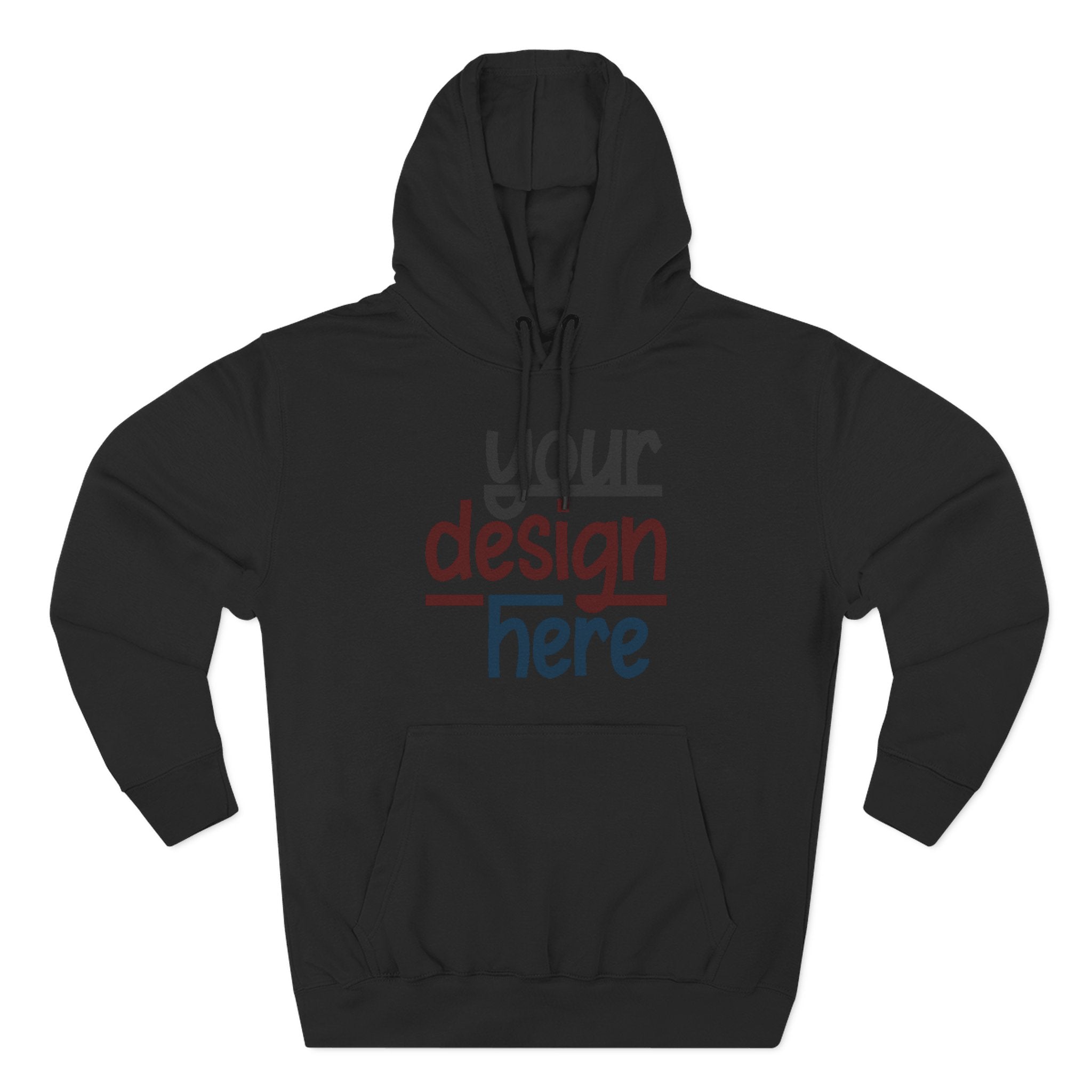Customizable Lane Seven LS14001 Unisex Three Panel Fleece Hoodie